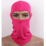 Face protection mask / hood, for paintball, skiing, motorcycling, airsoft, pink color
